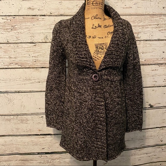 Nurture Black & White Sweater Cardigan sz Small - Picture 7 of 7